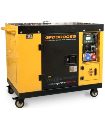 Generator set 10kVA Diesel Id Super silent "FULL POWER" same power in single-phase and three-phase