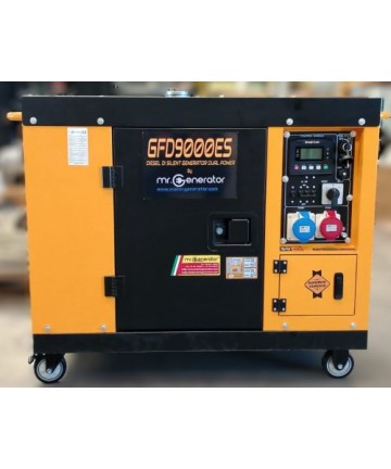 Gruppo elettrogeno 10kVA generatore di corrente Diesel Id Super silenziato FULL POWER monofase e trifase